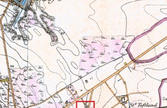 Toftelund Hus, Volstrup Sogn, Hjørring Amt